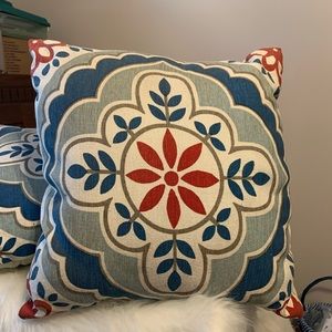 2 boho pillows